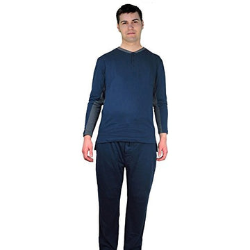 Great Fit 100% Jersey Cotton Knit Crew neck Men's Pajamas